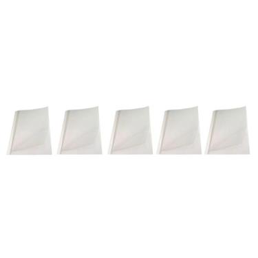 Imagem de Kit 5 Capas Encadernação Térmica Até 120 Folhas A4 Branca - IBACEMIL