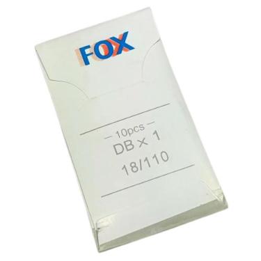 Imagem de Agulha Fox 110/18 DBx1 Cabo Fino Reta Industrial Brother DB2-755