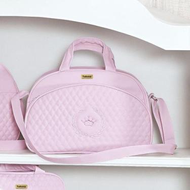 Imagem de Bolsa Maternidade Puppi Coroa Rosa M - Talismã