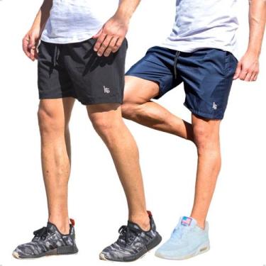 Imagem de Kit 2 Shorts Tactel Masculino Futebol Treino Academia Com Bolsos Later