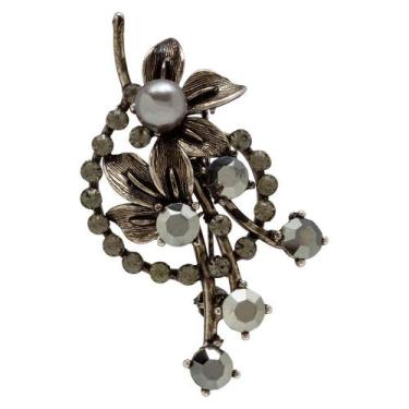Imagem de Broche Strass e Pérola Buquê BRG0056 - Akasaki