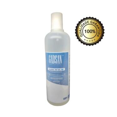Imagem de Alcool em Gel 70 Para as Mãos 500ml Sem Perfume - GADSAN