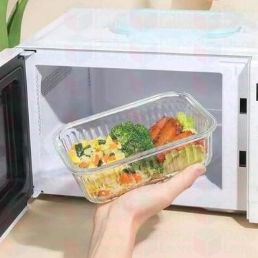 Imagem de Pote Trava Hermético Fit 640ml Ondulado Transparente 20Un - Belo Vidro