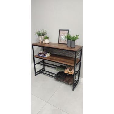 Imagem de Aparador Allegro Sapateira 100 - Casa Quentinha, MDF Savana