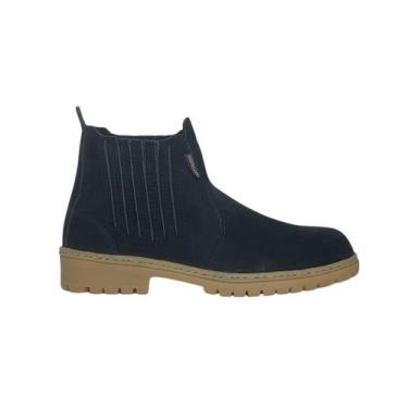 Imagem de Botina Americana Nobuck Cores Diversas Domtauros, Preto