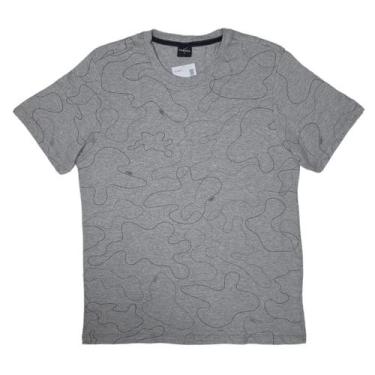 Imagem de Camiseta Masculina  em Meia Malha Manga Curta Gola Careca  Habana, P, 