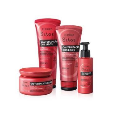 Imagem de Combo Completo Cauterização dos Lisos Siàge Eudora Shampoo Condicionad