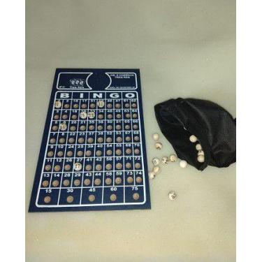 Imagem de Conjunto Tabuleiro + Bolas numeradas (1 a 75) N1 - treis reis