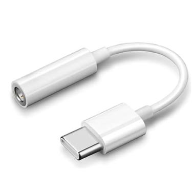 Imagem de Adaptador Tipo-C Para P2 Fone de Ouvido Universal Para Todos os Modelos Celular Smartphone Com Chip DAC Integrado