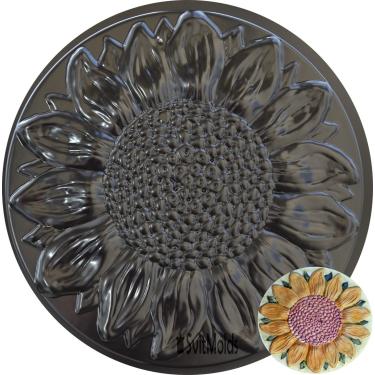 Imagem de SvitMolds Gesso de concreto com molde de plástico para pisar pedra para jardim #S18