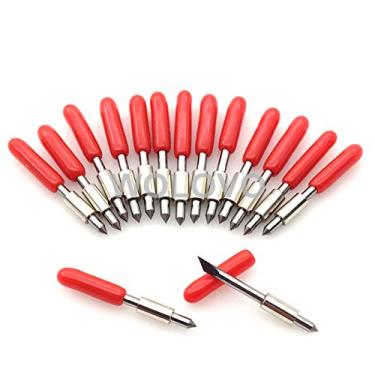 Imagem de wolovo 15 peças 45 graus Graphtec CB15/CB15U cortador de vinil plotter/lâminas de impressora