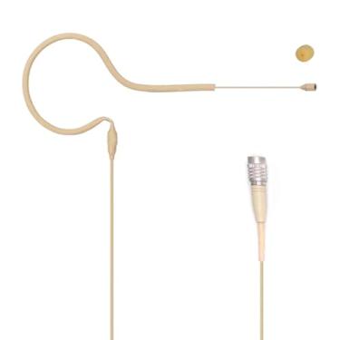 Imagem de PALPEAL Microfone Hirose de 4 pinos para bodypack Audio Technica (microfone de gancho único)