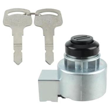 Imagem de Carbhub 6C040-55452 Interruptor de ignição com 2 teclas adequado para Kubota B2400 B2100 B7500 B1700 B7510 Substituir 6C040-55452