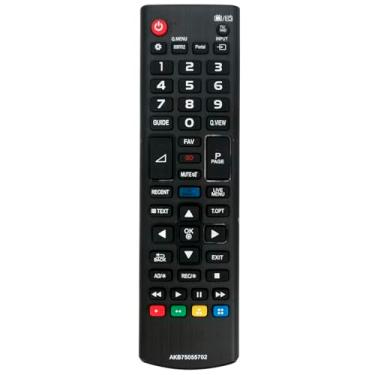 Imagem de AKB75055702 Controle remoto de substituição compatível com LG TV 49UH610T 49UH619V 50PB6600 50PB6650 55LF560T 55LF5850 55LH600T 55LH600V 55LM6610 55PN45PN450 00 55 UH61560LB5800 60LF560T 60LF5850