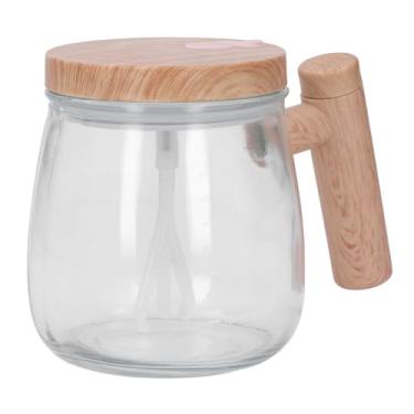 Imagem de Copo de café de Mistura Automática de Vidro Elétrico Caneca de Agitação Automática Escritório Tipo de Carregamento Doméstico Transparente