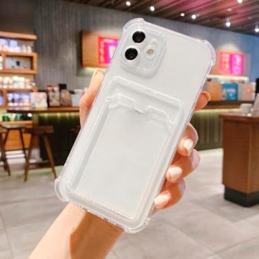 Imagem de Capa transparente para celular com suporte para cartão para Xiaomi Mi 12T Mi 11 Lite 5G NE 12X Redmi Note 11 10 9 8 Pro 9C 9A Poco X3 Pro M3 M5, 01, para Poco M3