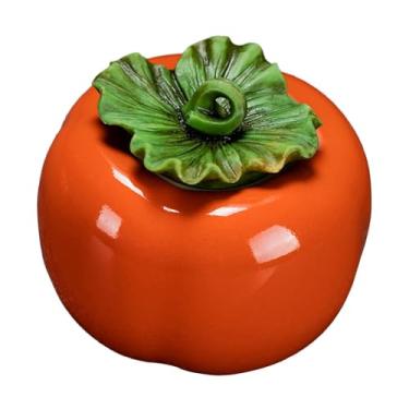 Imagem de ＫＬＫＣＭＳ Jarra de chá de cerâmica, jarra de armazenamento de alimentos, ornamento, lata de chá, recipiente de porcelana, bule de chá para café, especiarias, S