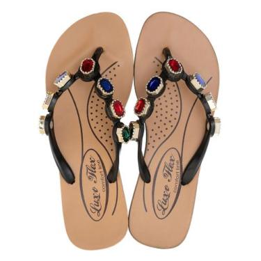 Imagem de Chinelo Feminino Anatomico Confortavel Ortopédico Terapia dos Pés, Col