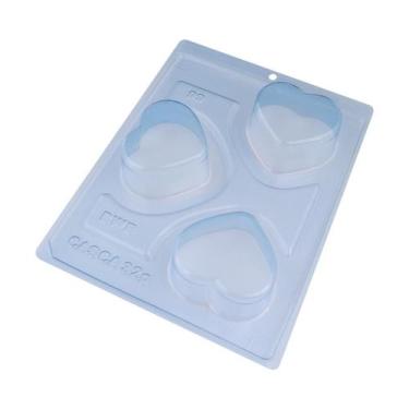 Imagem de Forma de silicone mini pão de mel coração 3 partes cod 99 Bwb 