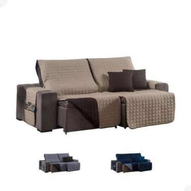 Imagem de Capa Para Sofá Retrátil 2,20m + 2 Capas De Almofadas - MR Enxovais, Cá