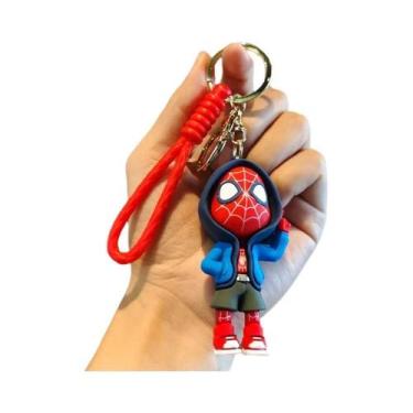 Imagem de Chaveiro Kawaii Homem-Aranha - Figura de Ação para Mochila ou Bolsa In