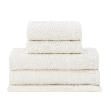 Imagem de Buddemeyer Jogo de Toalhas Botanique Extra Soft Marfim 5 peças