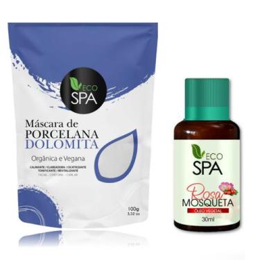 Imagem de Eco Spa - Dolomita clareadora + Oleo de Rosa Mosqueta Puro - Kit, DOLO