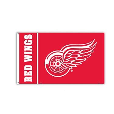 Imagem de Fremont Die Bandeira NHL Detroit Red Wings 9,5 x 1,5 m com ilhós, 7,6 x 1,5 m, logotipo