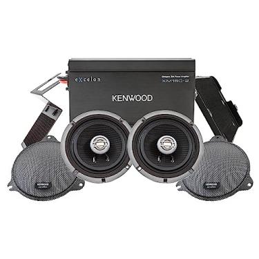 Imagem de Kenwood Pacote De Áudio Frontal Excelon P-Hd1F Para Modelos Harley-Davidson Selecionados De 2014 Em Diante - (1) Amplificador De Áudio Xm160-2, (2) Par De Alto-Falantes De Motocicleta Excelon Xm65F