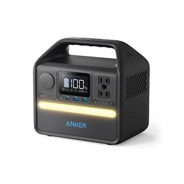Imagem de Anker Estação De Energia Portátil 521 Atualizada Com Bateria Lifepo4, Powerhouse De 6 Portas De 256 Wh, Gerador Solar De 300 W (Pico De 600 W) (Painel Solar Opcional), 2 Tomadas Ca, Saída Usb-C Pd D