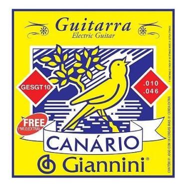 Imagem de Encordoamento para Guitarra - Canário gesgt 10 - Giannini