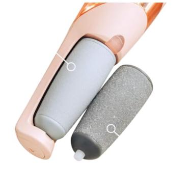 Imagem de Lixador de Pé Elétrico Recarregável USB, Removedor de Calos, 19,2 cm, Rosa