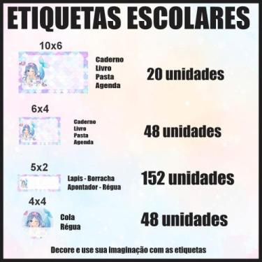 Imagem de Etiqueta Adesiva Escolar em Vinil Tema Personagem FREE FIRE - Dekal De