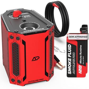 Imagem de Autoline Pro HyperSmoke™ Máquina de Fumaça Automotiva EVAP com Pressão Ajustável | Fluido Aprovado OEM | Compressor Integrado | Inclui 2 Frascos de Fluido