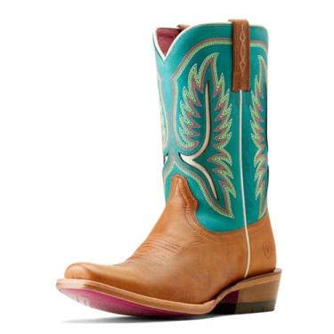 Imagem de ARIAT Bota feminina P28399_w_Foo Western, Cenote azul/pátina marrom, 8