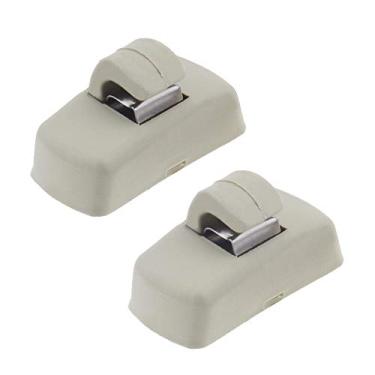 Imagem de Micro Traders clipe de gancho para viseira de sol 2 peças, compatível com VW Transportador Caddy Golf Lupo Polo 3B0857561B 21312312231