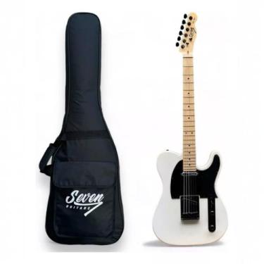 Imagem de Guitarra Telecaster Seven STC-307 WH Branca C/ Bag - Seven Guitars