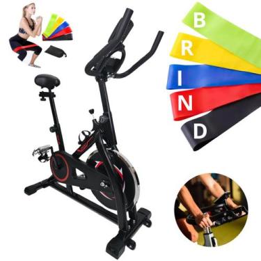 Imagem de Bicicleta Ergométrica Spinning Academia Ginastica Musculação 5 Faixas 