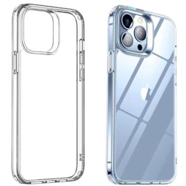 Imagem de Capinha Anti Impacto iPhone 11 12 13 14 15 16 PRO/PRO MAX com Bordas Reforçadas -Transparente