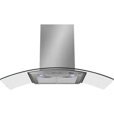 Imagem de Coifa de Parede Philco Glass PCO60G 60cm 3 Velocidades, Inox, 110V