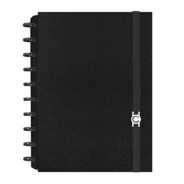 Imagem de Caderno Criativo Executivo Black Premium A4/A5 Disco Inteligente (Grande A4)