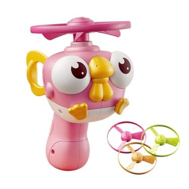 Imagem de Brinquedo de lançamento do disco voador, brinquedo de pires voadores | Family Fun Flying Disc Playset,Captura interativa de brinquedos ao ar livre com spinners, esportes fora de jogos para meninas men