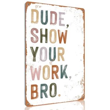 Imagem de Homely Accents Placa engraçada para decoração de sala de aula, presente de professor de matemática para casa, sala de estudo e escola - decoração de parede motivacional para ciências, inglês, aula de