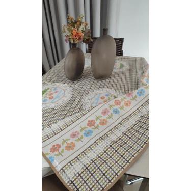 Imagem de Toalha De Mesa Termica 1,40m X 1,40m Para Mesa De 4 Lugares - Lu Enxov