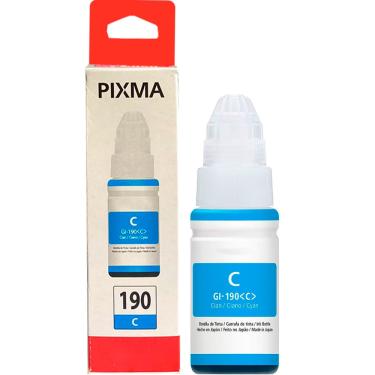Imagem de Refil de tinta GI-190 Ciano para impressora tank G3110