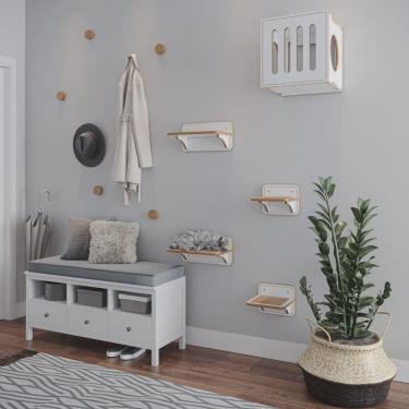 Imagem de Prateleira para Gatos Lion - Tamanho Grande A 19cm x C 38cm x P 23,5cm