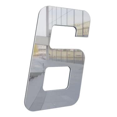 Imagem de Numero Para Residência 130mm Prata espelhado - Metalmidia 6