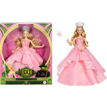 Imagem de Boneca moderna Mattel Universal Wicked Deluxe Glinda com acc