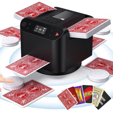 Imagem de Embaralhador e dealer automáticos de cartas para 2 a 8 jogadores