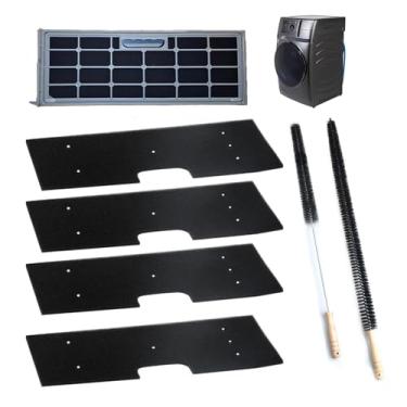 Imagem de Yunniviva Pacote Com 6 Filtros De Espuma Ge Wh01X35719 Escova Ventilação Para Secadora, Lavadora E Secadora Perfil Ge, Filtro Combinado, Lavável À Mão Reutilizável, Fiapos - Os Modelos: Pfq97Hspvds